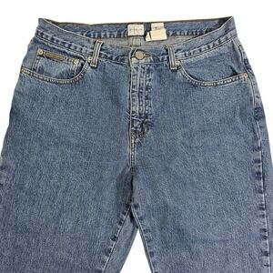 Calvin Klein Jeans Womens 12 Blue Calvin Boot Bootcut‎ Denim Stonewash Inseam 32